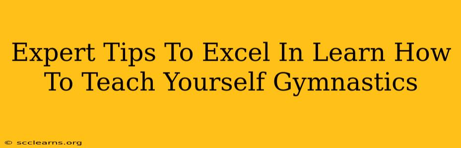 Expert Tips To Excel In Learn How To Teach Yourself Gymnastics