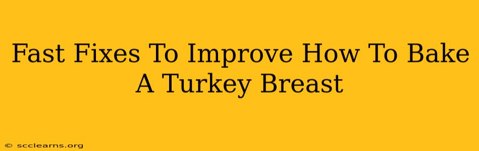 Fast Fixes To Improve How To Bake A Turkey Breast