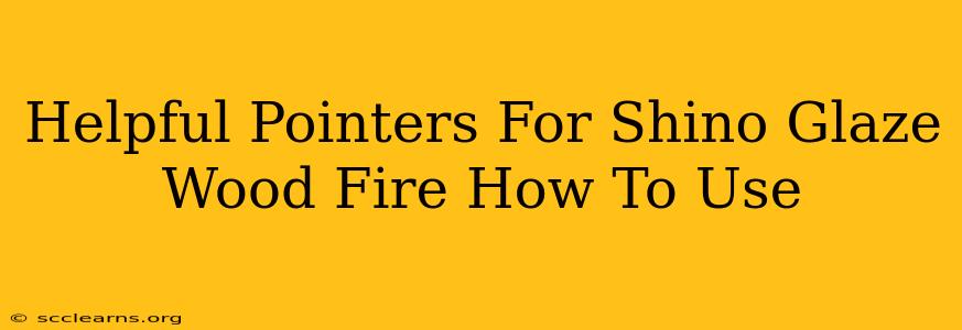 Helpful Pointers For Shino Glaze Wood Fire How To Use