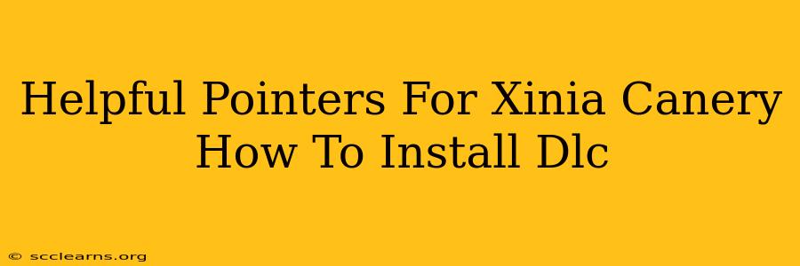 Helpful Pointers For Xinia Canery How To Install Dlc