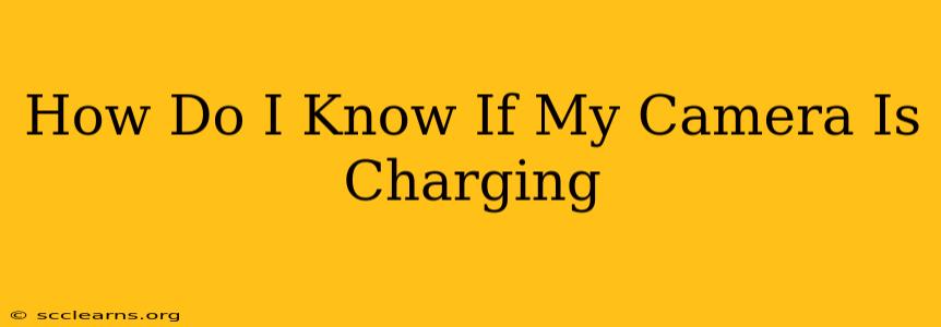 How Do I Know If My Camera Is Charging