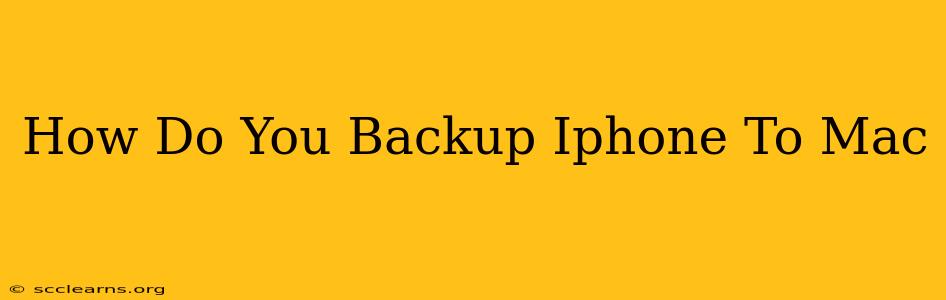 How Do You Backup Iphone To Mac