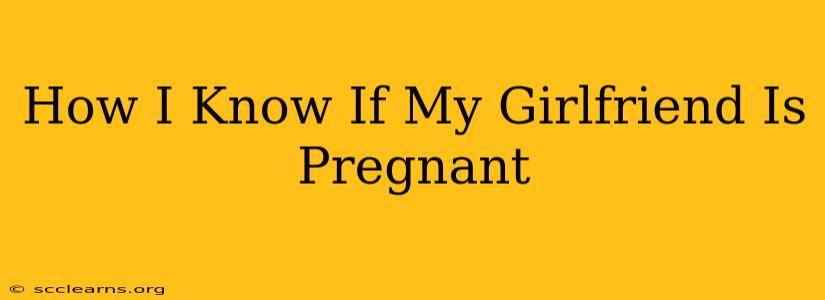 How I Know If My Girlfriend Is Pregnant