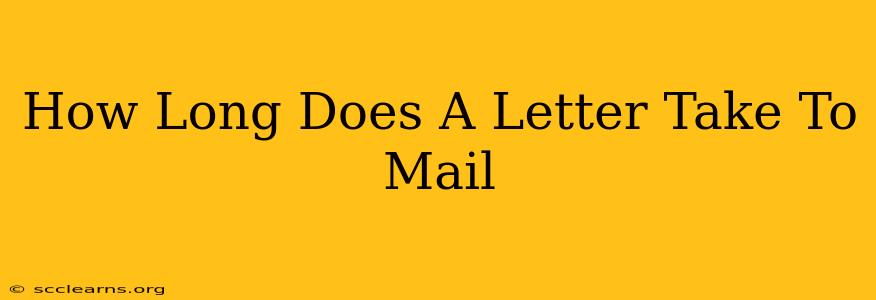 How Long Does A Letter Take To Mail