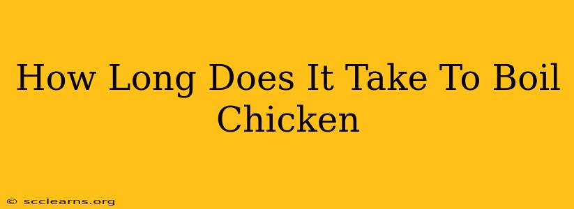 How Long Does It Take To Boil Chicken