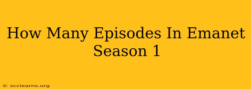 How Many Episodes In Emanet Season 1