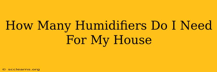 How Many Humidifiers Do I Need For My House