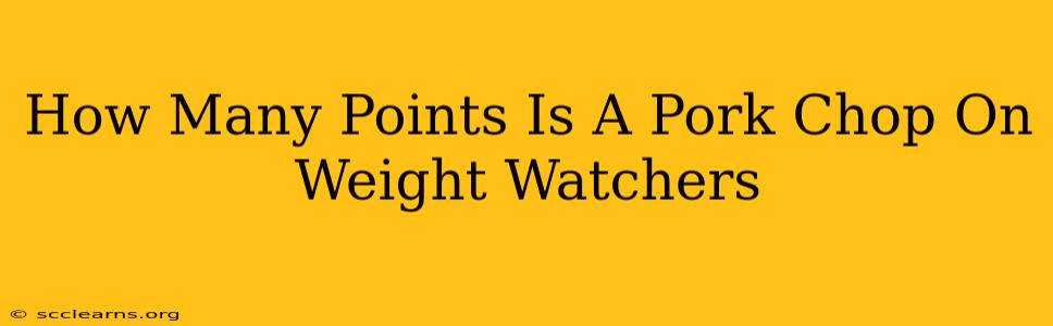 How Many Points Is A Pork Chop On Weight Watchers