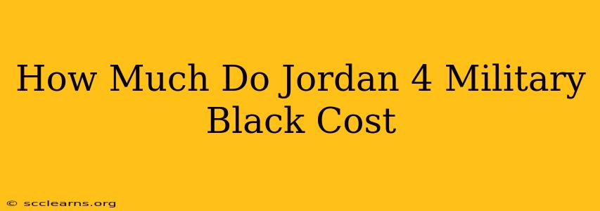 How Much Do Jordan 4 Military Black Cost