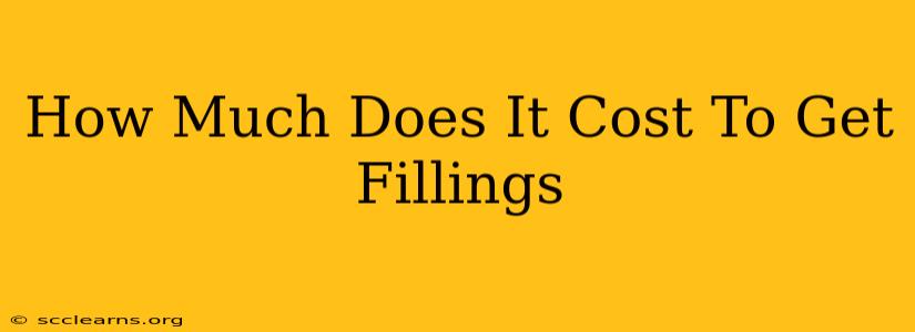 How Much Does It Cost To Get Fillings