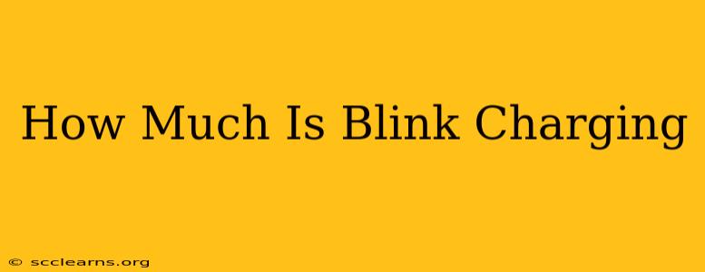 How Much Is Blink Charging