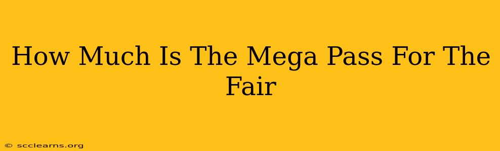 How Much Is The Mega Pass For The Fair