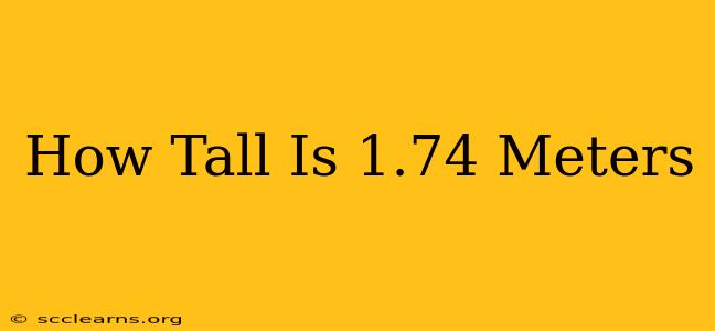 How Tall Is 1.74 Meters