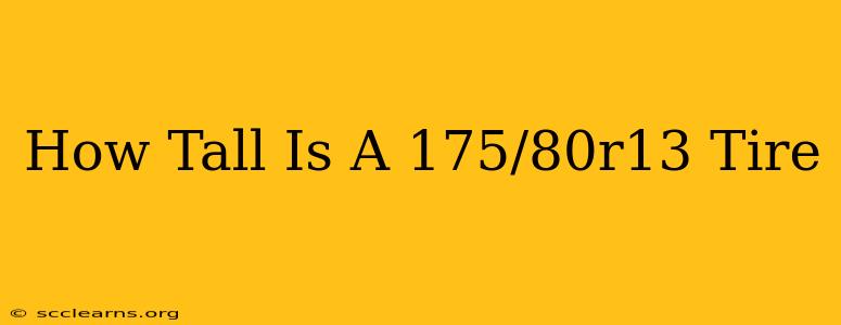 How Tall Is A 175/80r13 Tire