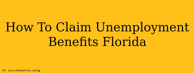 How To Claim Unemployment Benefits Florida