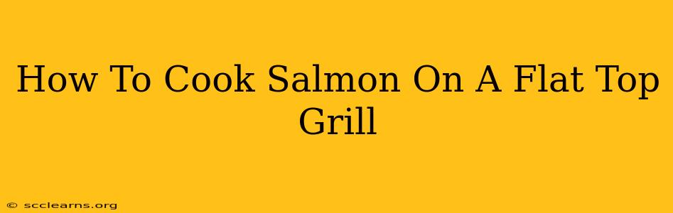 How To Cook Salmon On A Flat Top Grill