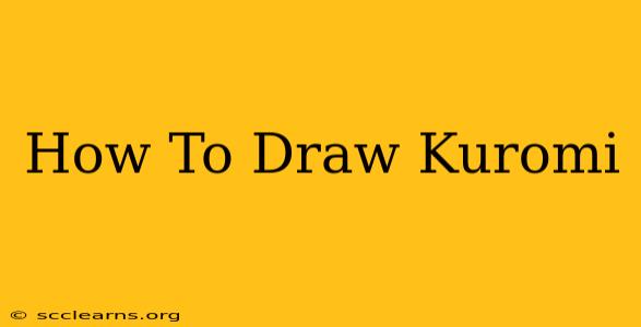 How To Draw Kuromi