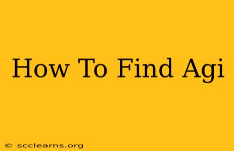 How To Find Agi