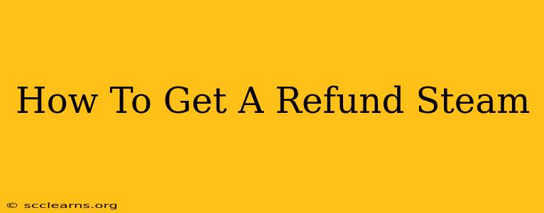 How To Get A Refund Steam