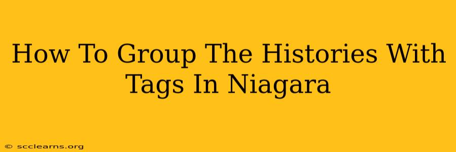 How To Group The Histories With Tags In Niagara