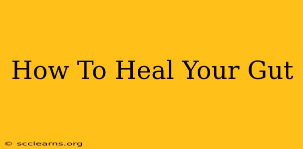 How To Heal Your Gut