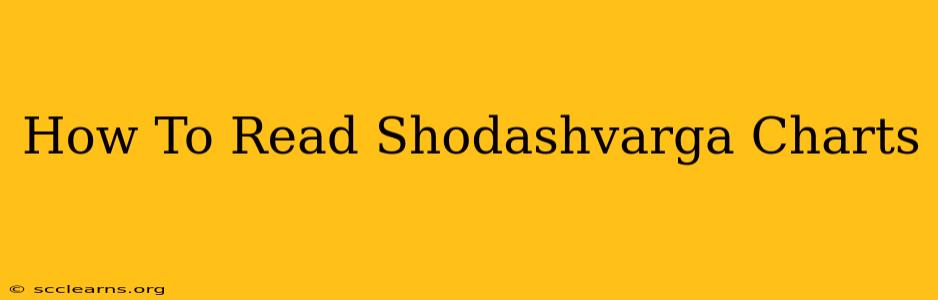 How To Read Shodashvarga Charts