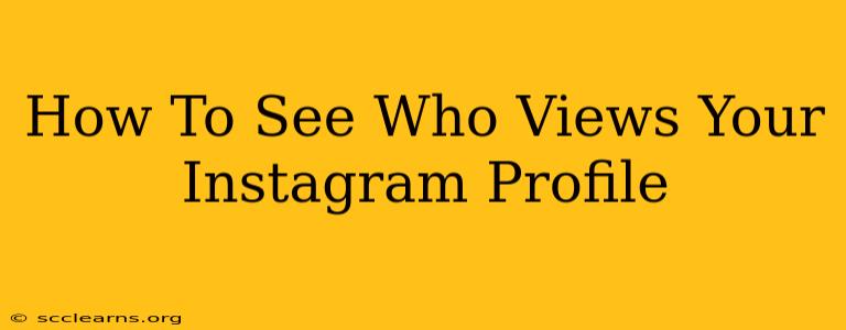 How To See Who Views Your Instagram Profile