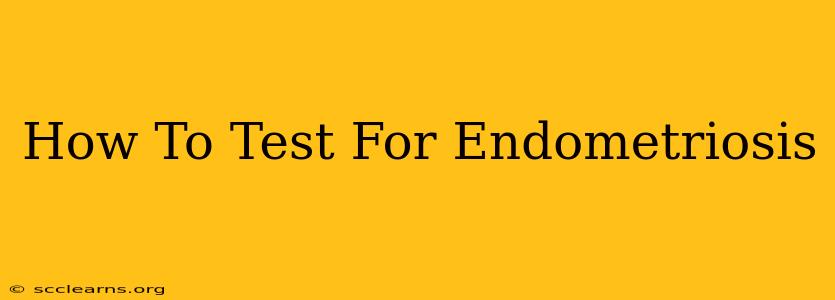 How To Test For Endometriosis