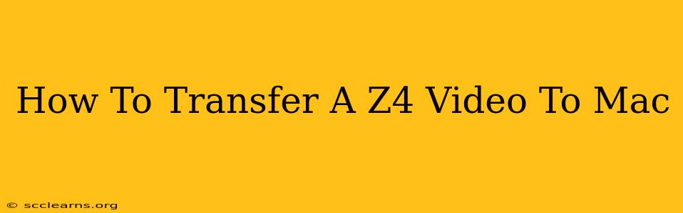 How To Transfer A Z4 Video To Mac