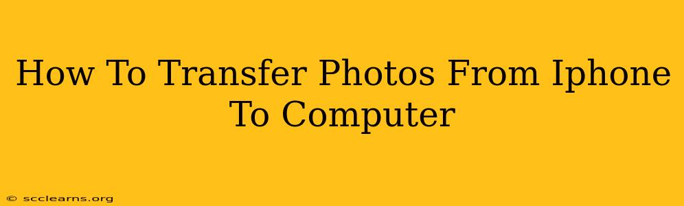 How To Transfer Photos From Iphone To Computer