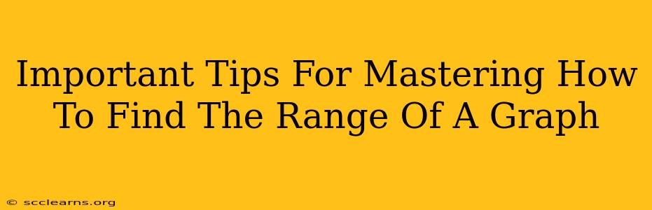 Important Tips For Mastering How To Find The Range Of A Graph