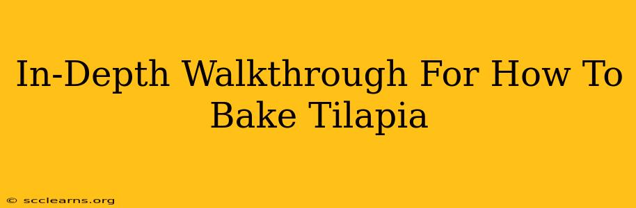 In-Depth Walkthrough For How To Bake Tilapia