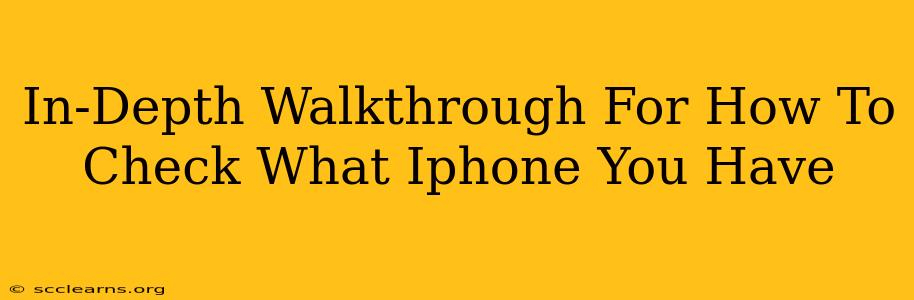 In-Depth Walkthrough For How To Check What Iphone You Have