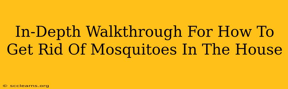 In-Depth Walkthrough For How To Get Rid Of Mosquitoes In The House