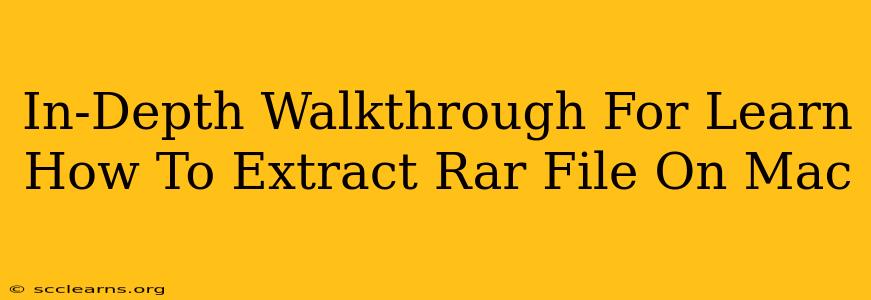 In-Depth Walkthrough For Learn How To Extract Rar File On Mac