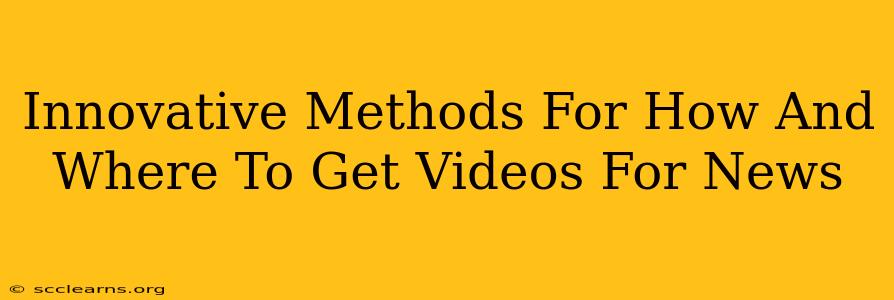 Innovative Methods For How And Where To Get Videos For News