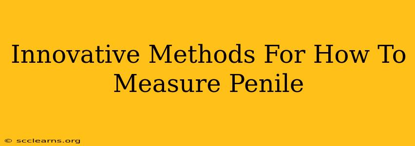 Innovative Methods For How To Measure Penile