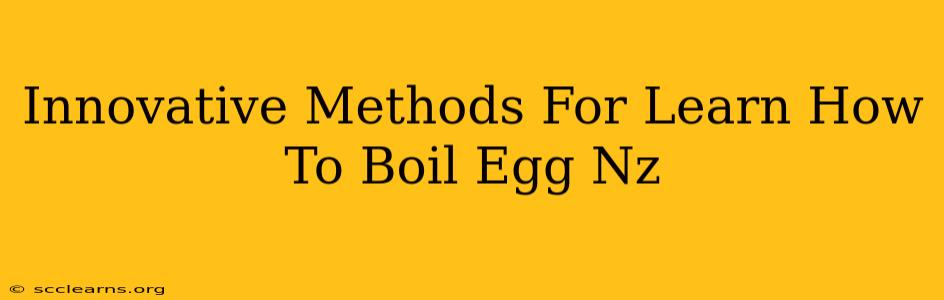 Innovative Methods For Learn How To Boil Egg Nz