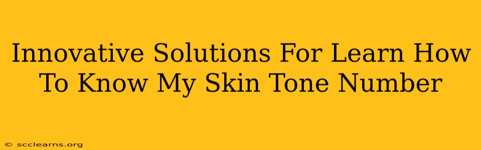 Innovative Solutions For Learn How To Know My Skin Tone Number