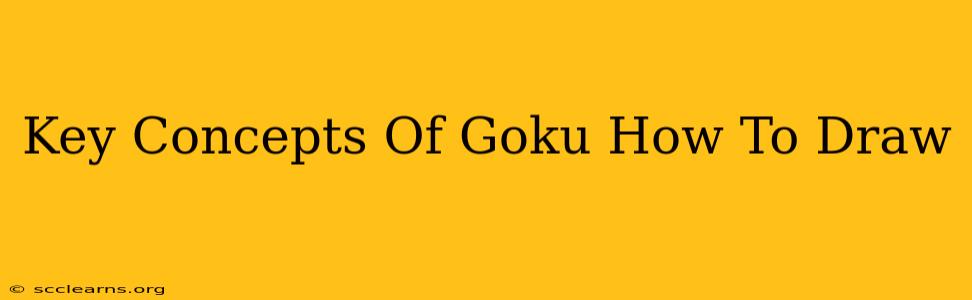 Key Concepts Of Goku How To Draw