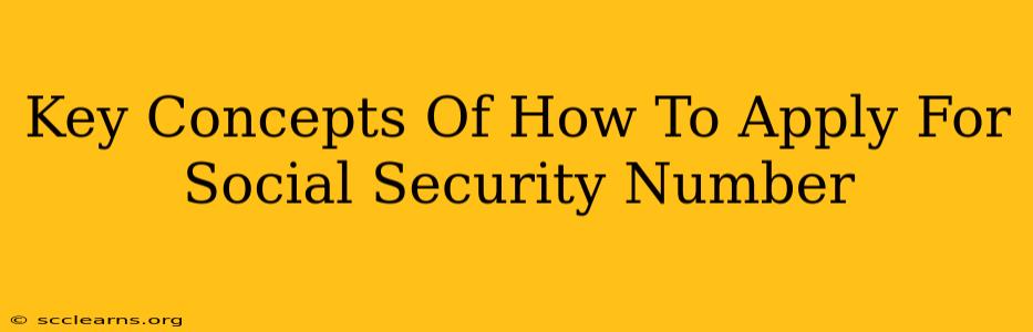 Key Concepts Of How To Apply For Social Security Number