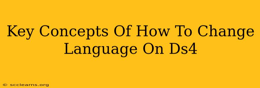 Key Concepts Of How To Change Language On Ds4