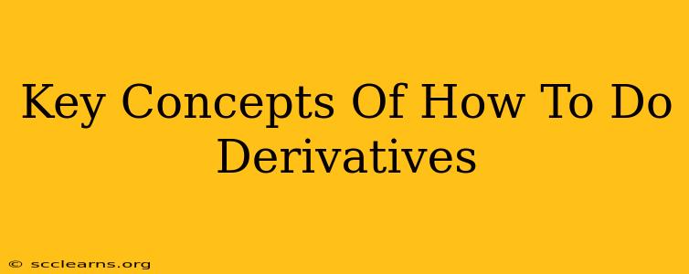 Key Concepts Of How To Do Derivatives