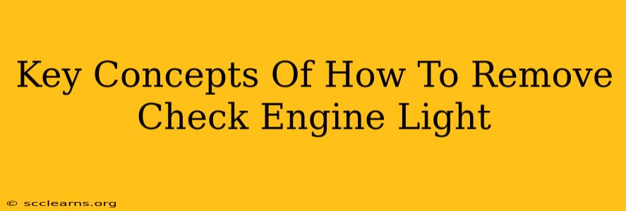 Key Concepts Of How To Remove Check Engine Light