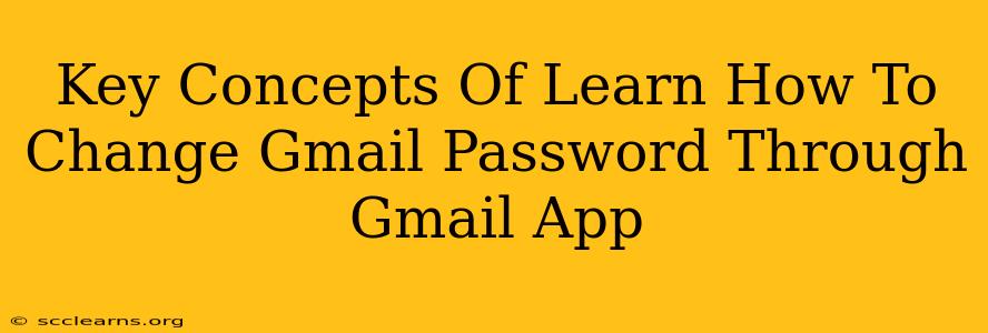 Key Concepts Of Learn How To Change Gmail Password Through Gmail App