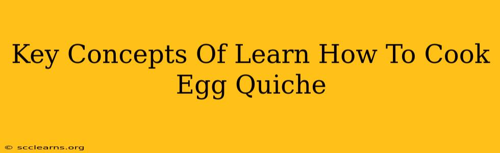 Key Concepts Of Learn How To Cook Egg Quiche