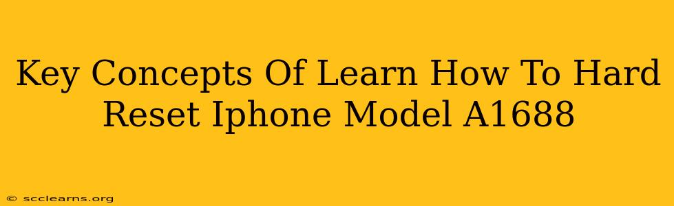 Key Concepts Of Learn How To Hard Reset Iphone Model A1688