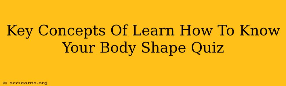 Key Concepts Of Learn How To Know Your Body Shape Quiz