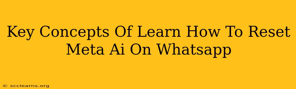 Key Concepts Of Learn How To Reset Meta Ai On Whatsapp