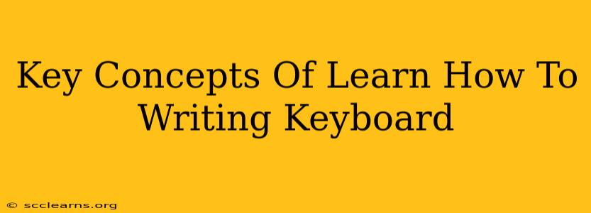 Key Concepts Of Learn How To Writing Keyboard